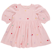 Brooke Dress - Candy Heart Embroidery