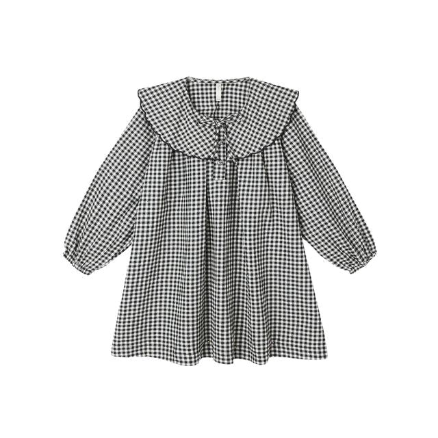 Axel Dress - Black Gingham