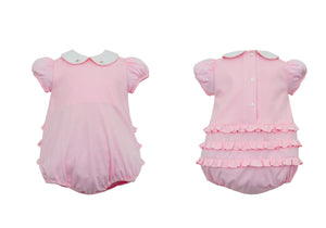 Pink Bubble with Ruffle Back