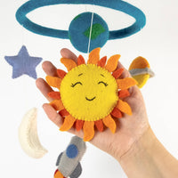 Planets and Space - Felt Baby Mobile