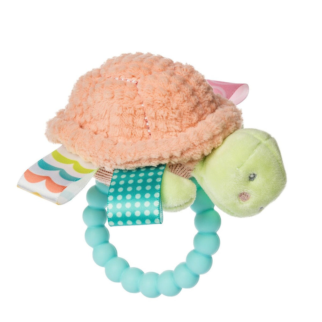 Taggies Tippy Turtle Teether Rattle – 6″