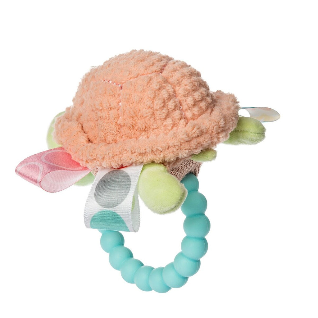 Taggies Tippy Turtle Teether Rattle – 6″
