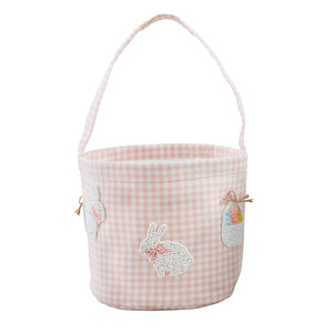 Pink Easter Beaded Bucket