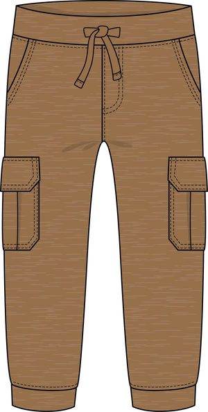 Boys Tan Cargo Pants