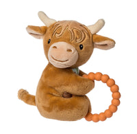 Hetty Highland Cow Teether Rattle