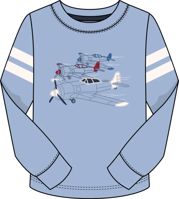 Airshow Light Blue L/S Shirt