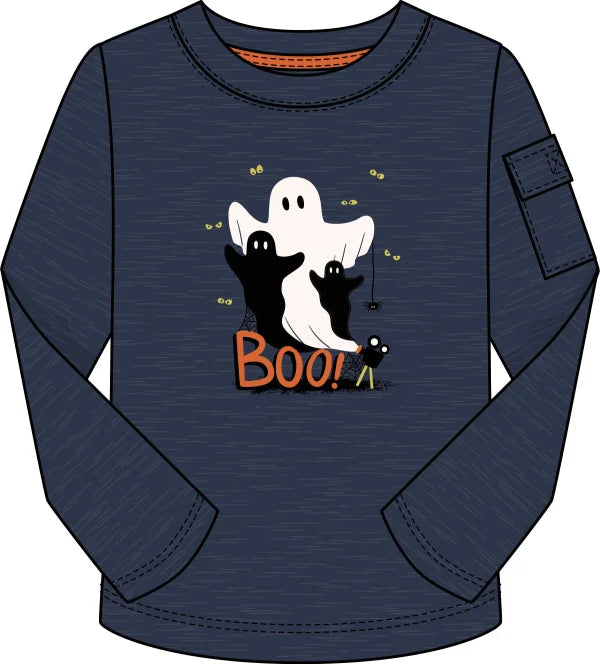 Spooky Ghost L/S Shirt