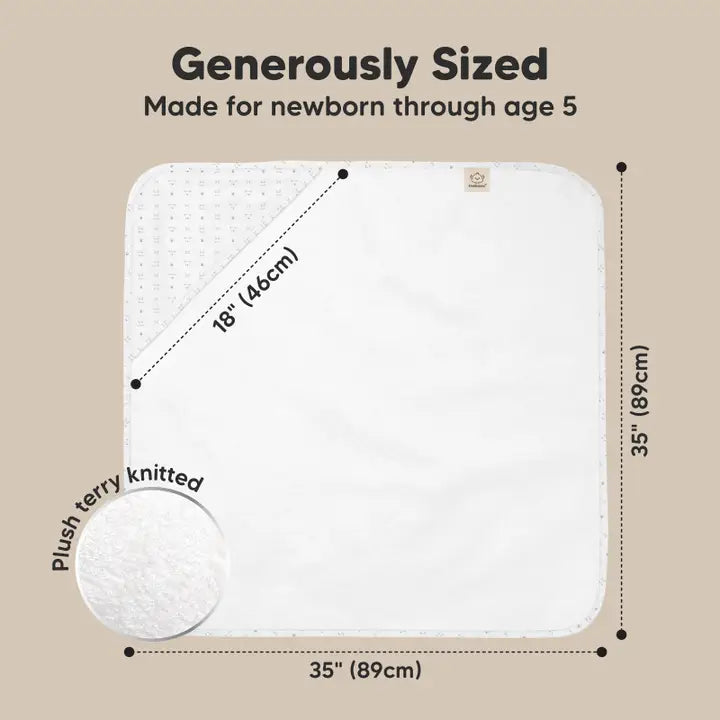KeaBabies Luxe Baby Hooded Towel - KeaStory