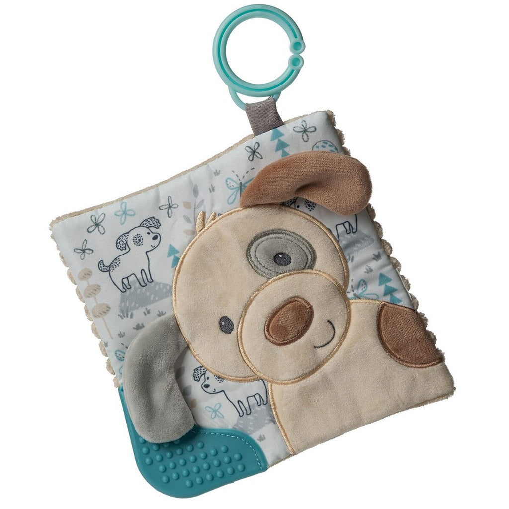 Sparky Puppy Crinkle Teether - 6x6"