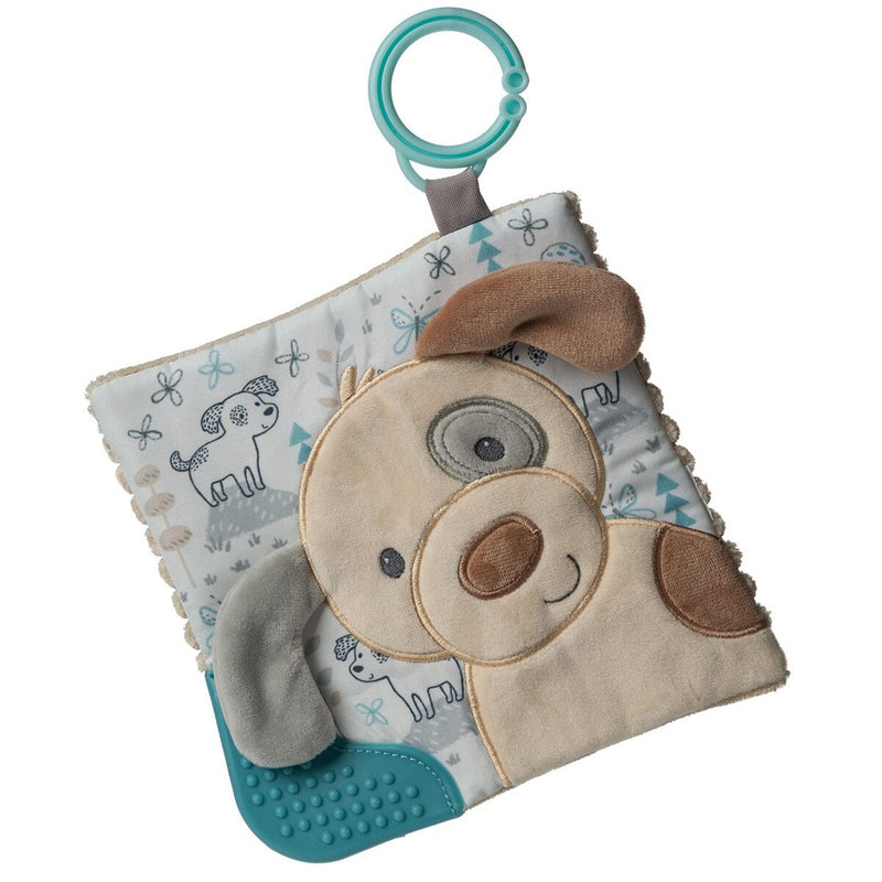 Sparky Puppy Crinkle Teether - 6x6"