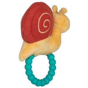 Skippy Snail Teether Rattle - 6"