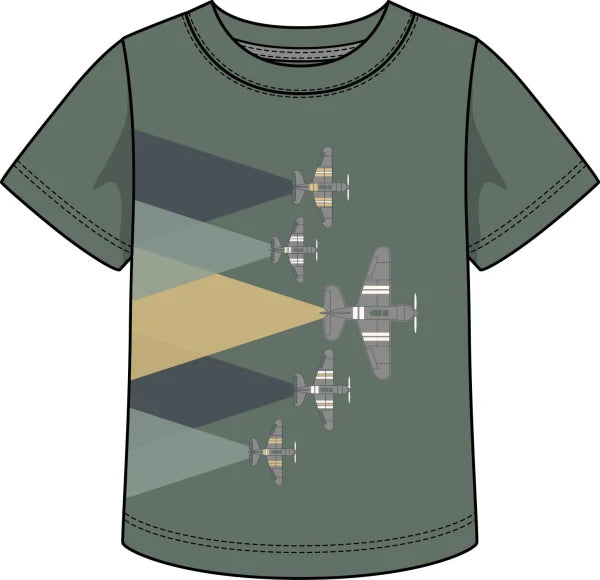 Airshow Tee - Forest Green