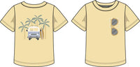 Surf Truck Top - Light Yellow