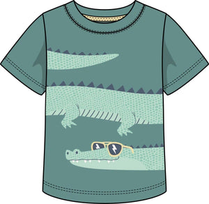 Alligator Top - Teal