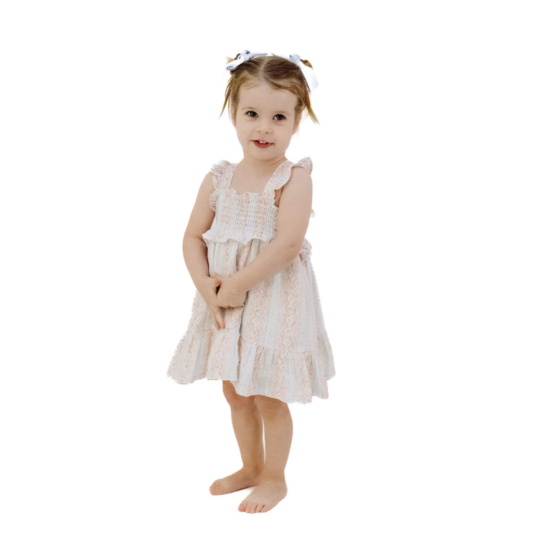 Ogee Floral Smocked Ruffle Sundress