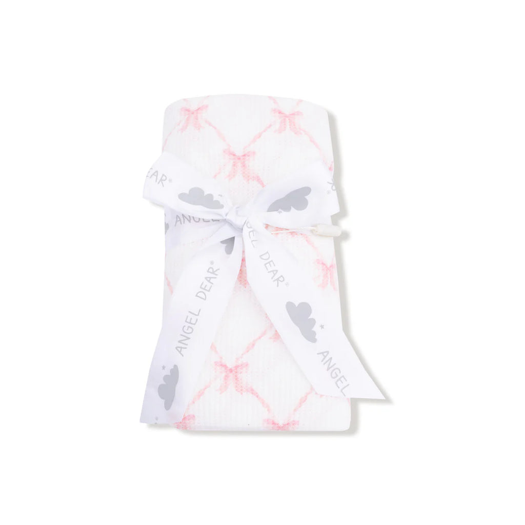 Ribbon Bow Trellis - Bamboo Swaddle Blanket