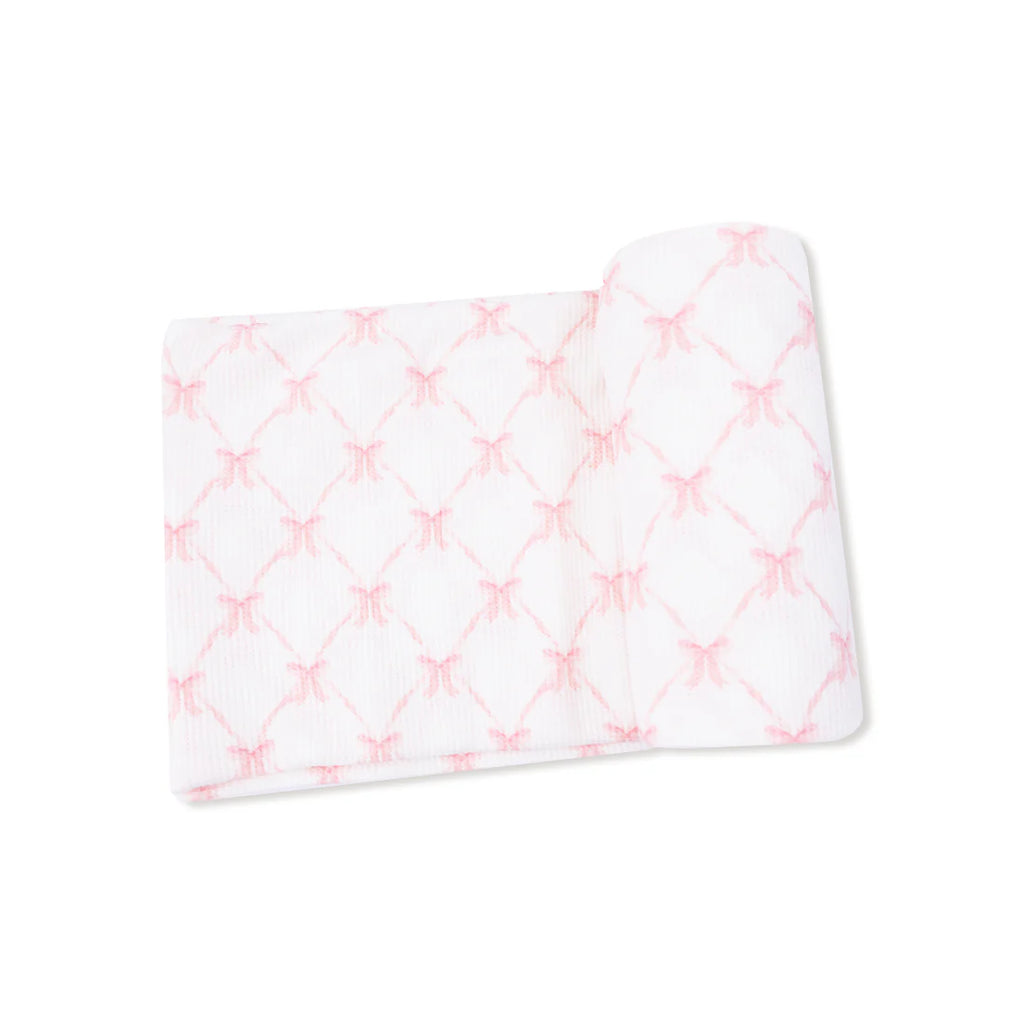 Ribbon Bow Trellis - Bamboo Swaddle Blanket