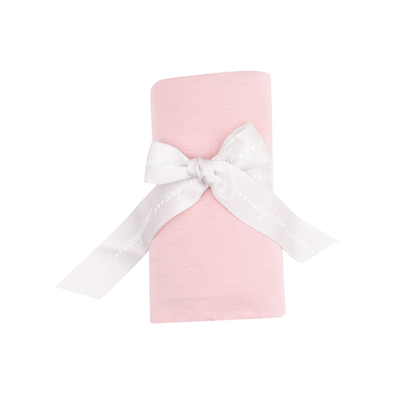 Solid Bridal Rose Bamboo Swaddle Blanket