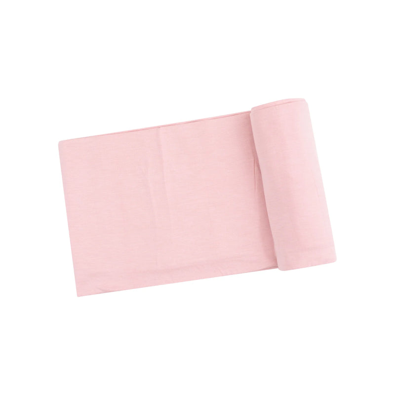 Solid Bridal Rose Bamboo Swaddle Blanket