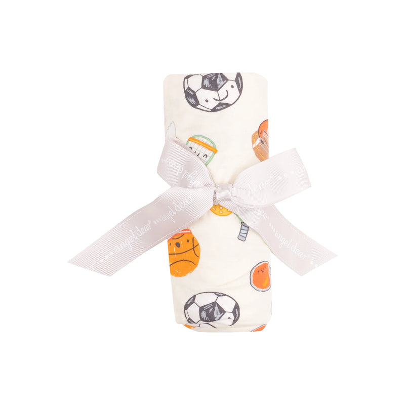 Sports Ball Friends Bamboo Swaddle Blanket