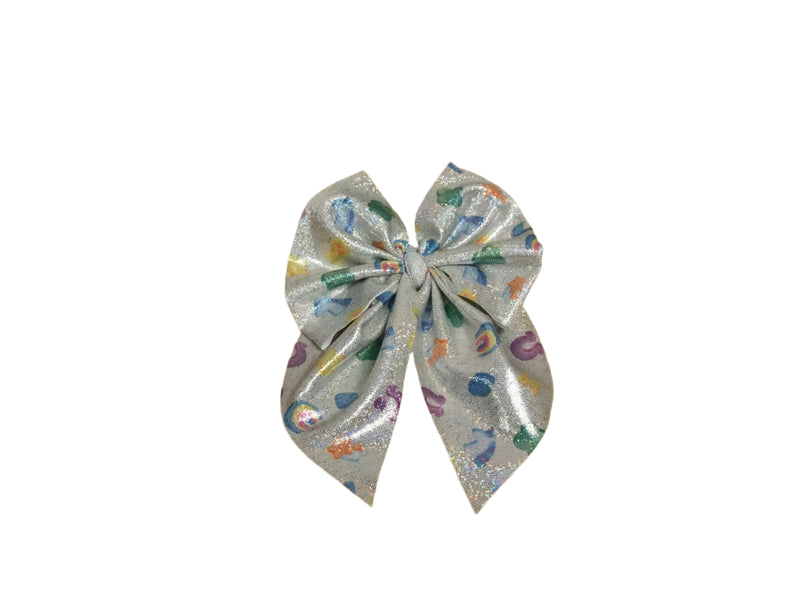 Lucky Charms 5" Sailor Bow on Clip