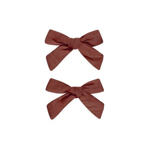 Bows, Set of 2 - Ruby