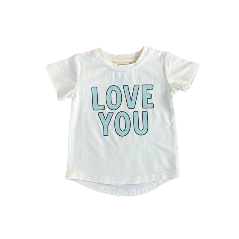 Boy's Short Sleeve Tee - Love You