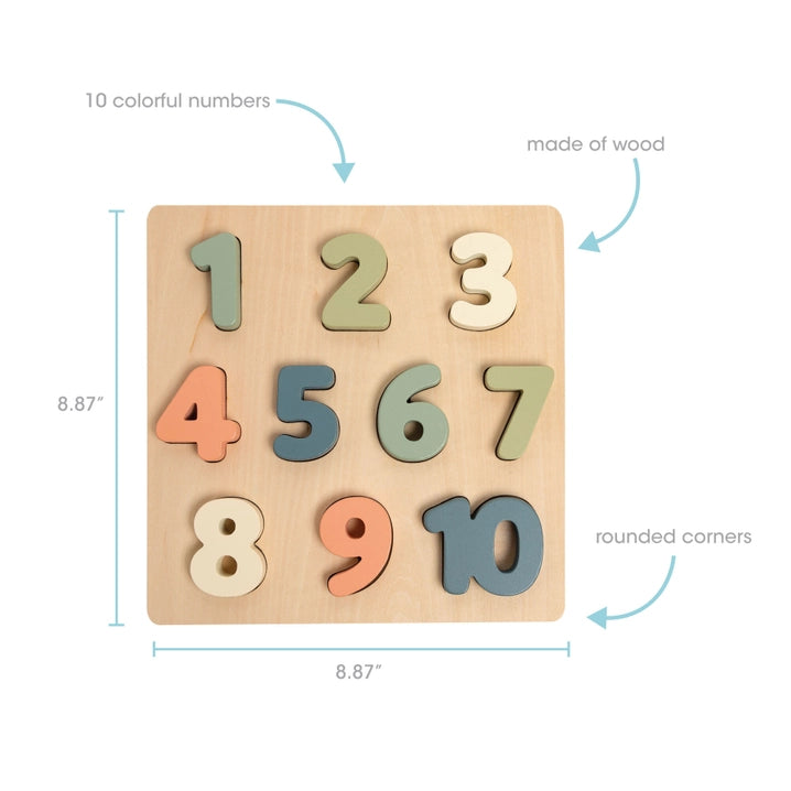 Number Wooden Puzzle