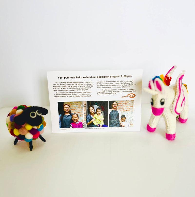 Felt Christmas Finger Puppets - Set of 5