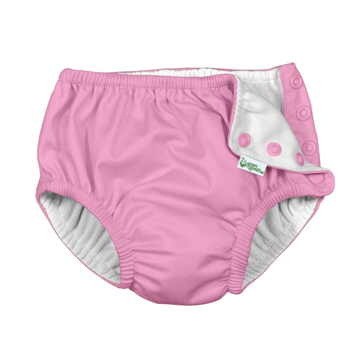 Light Pink Snap Reusable Swim Diaper