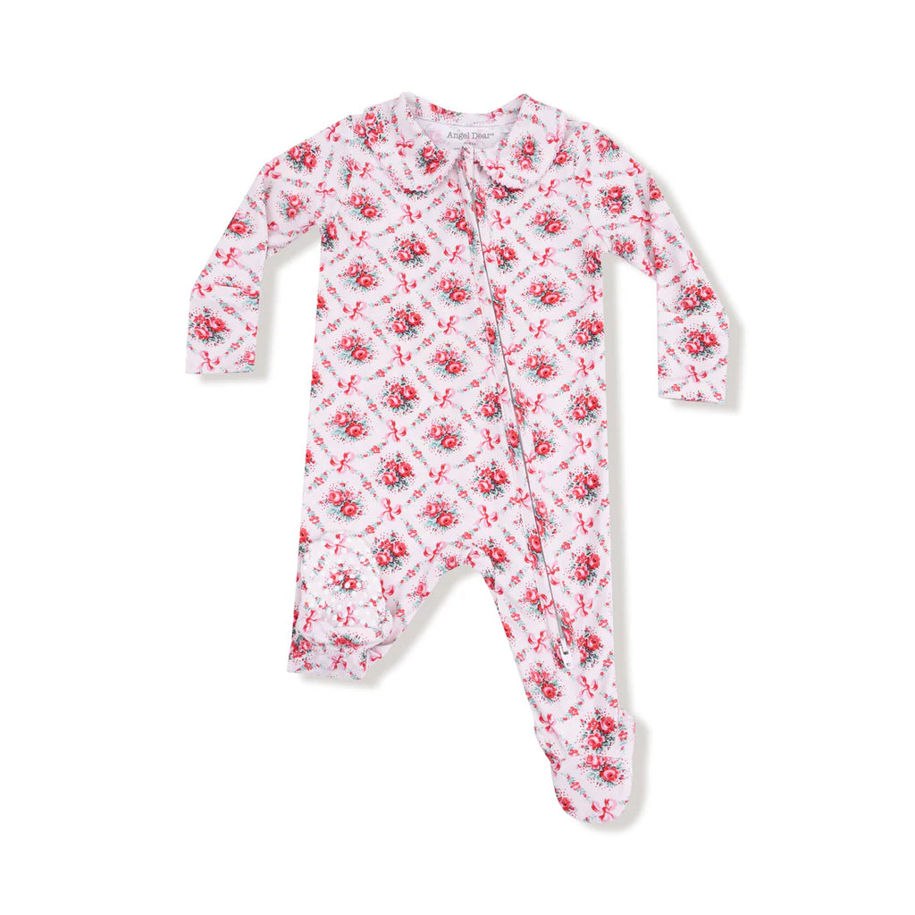 Rose Bow Lattice - Peter Pan 2 Way Zipper