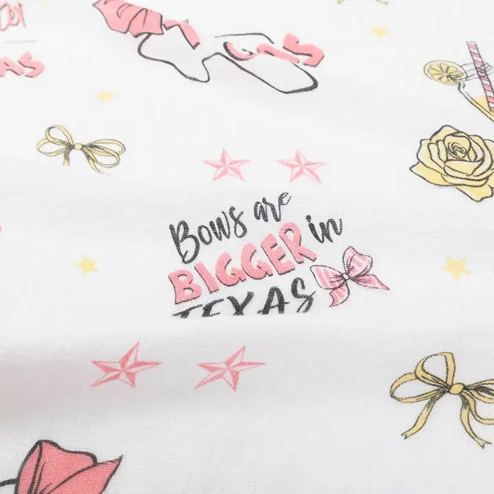Texas Girl Swaddle Blanket