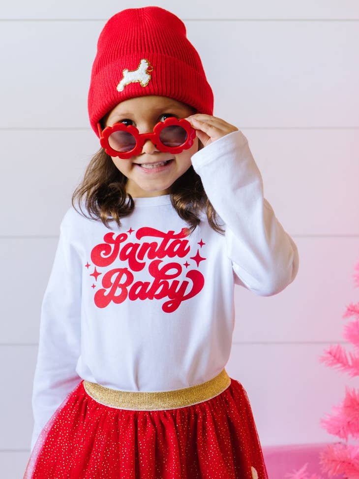Santa Baby Christmas LS Shirt - Holiday Kid