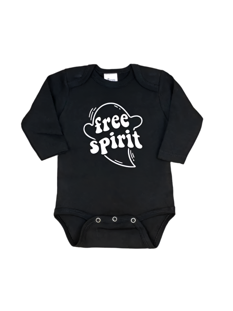 Free Spirit - Halloween Black Bodysuit