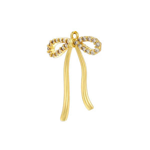 Bow Cz Charm