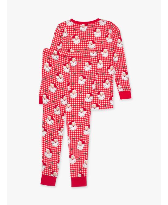 Red Dear Santa Christmas - LS PJ Set