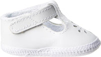 White Kennedy T-Strap Crib Shoe