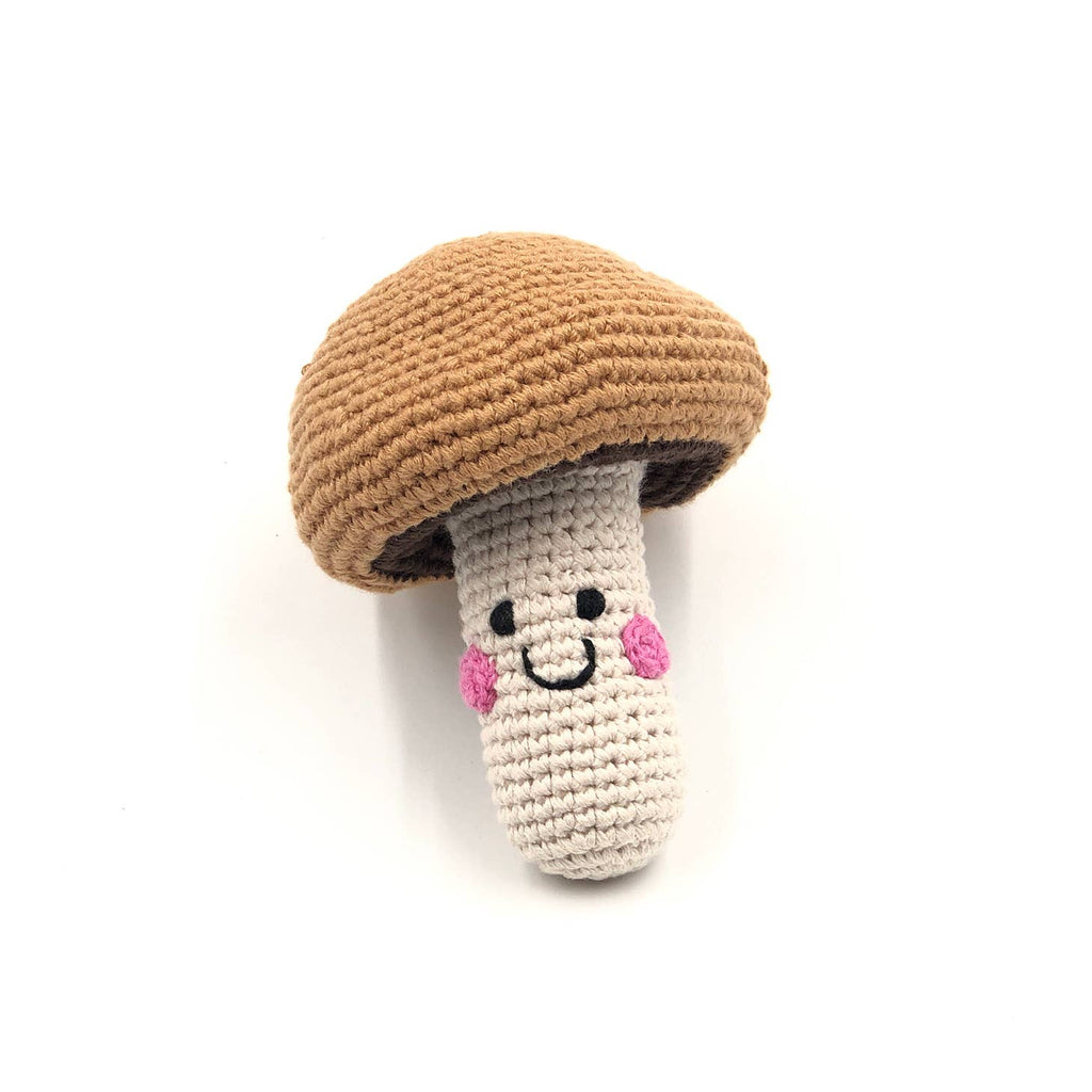 Plush Mushroom Rattle