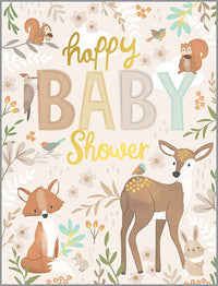 Baby Greeting Card - Forest Animals