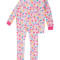 Be My Valentine - Ruffle Long Sleeve Bamboo Pajama Set