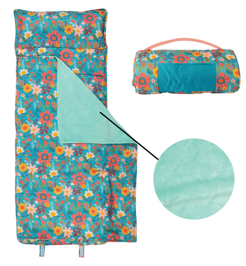 Nap Mat - Turquoise Floral