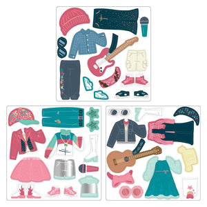 Pop Star Magnetic Dress-Up Set