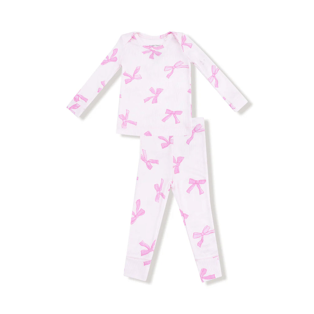 Pretty Bows - LS Loungewear PJ Set