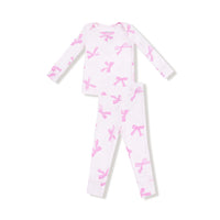 Pretty Bows - LS Loungewear PJ Set