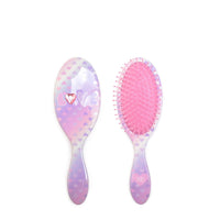 'Love' Heart-Printed Hairbrush