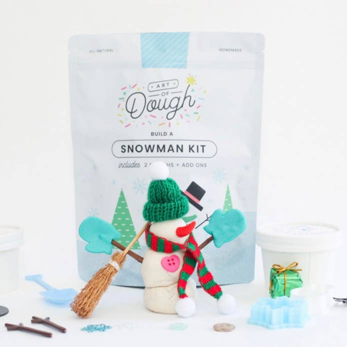 Build A Snowman Dough Kit