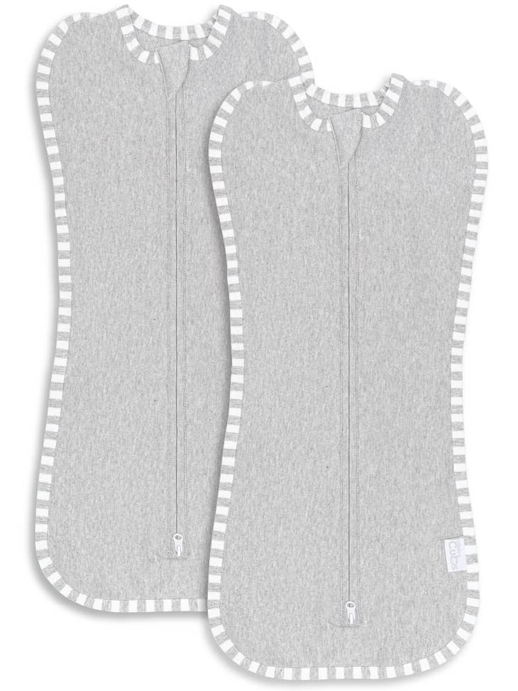 Easy Zipper Swaddle Blankets By Comfy Cubs | Grey