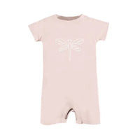 Cotton Shortie DIAPER-ZiP® Romper - Firefly