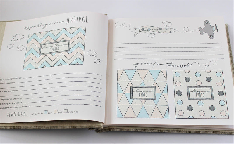 Mountains Boy Baby Memory Book