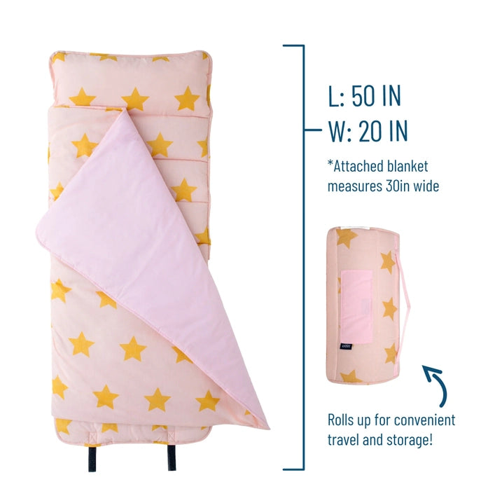 Nap Mat -Pink & Gold Stars